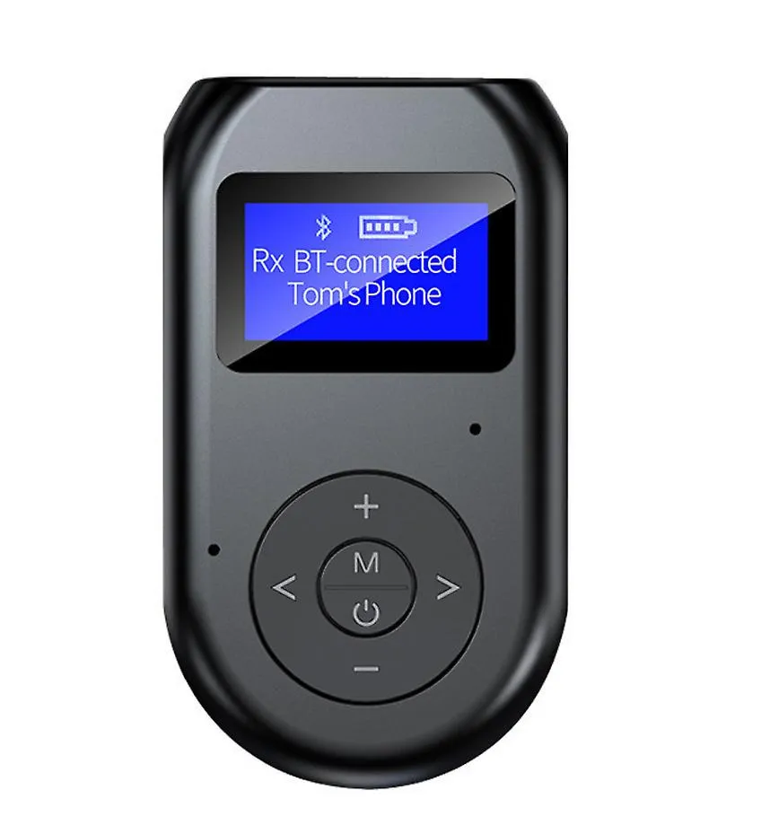 2 in 1 AUX Bluetooth transmitter and receiver, USB Bluetooth adapter with LCD display AZ19850