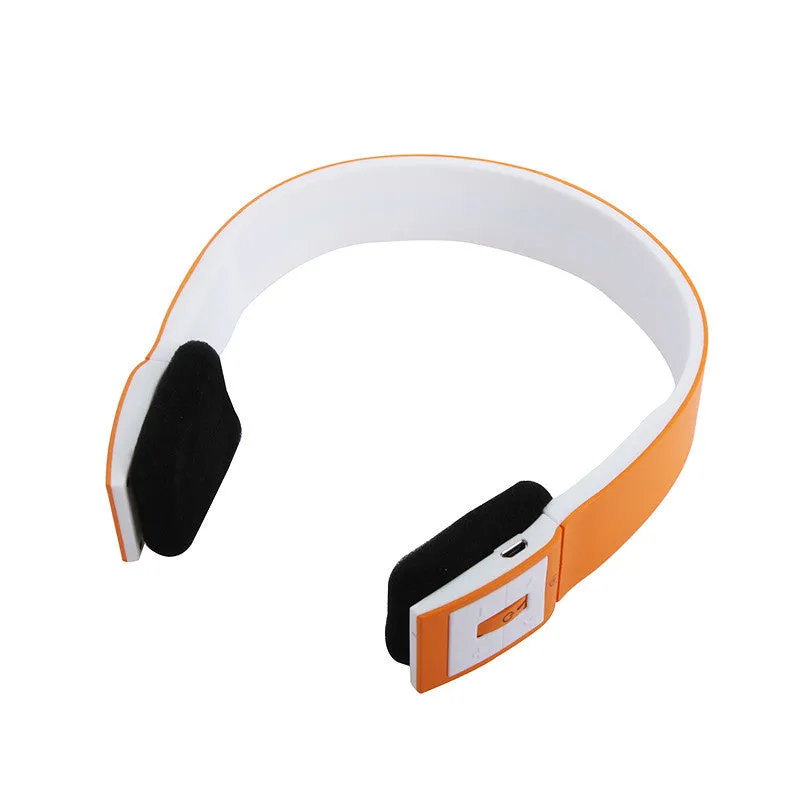 6 Colors 2.4G Wireless Bluetooth V3.0 EDR stereo Headset Headphone with Mic for iPhone iPad Smartphone Tablet PC