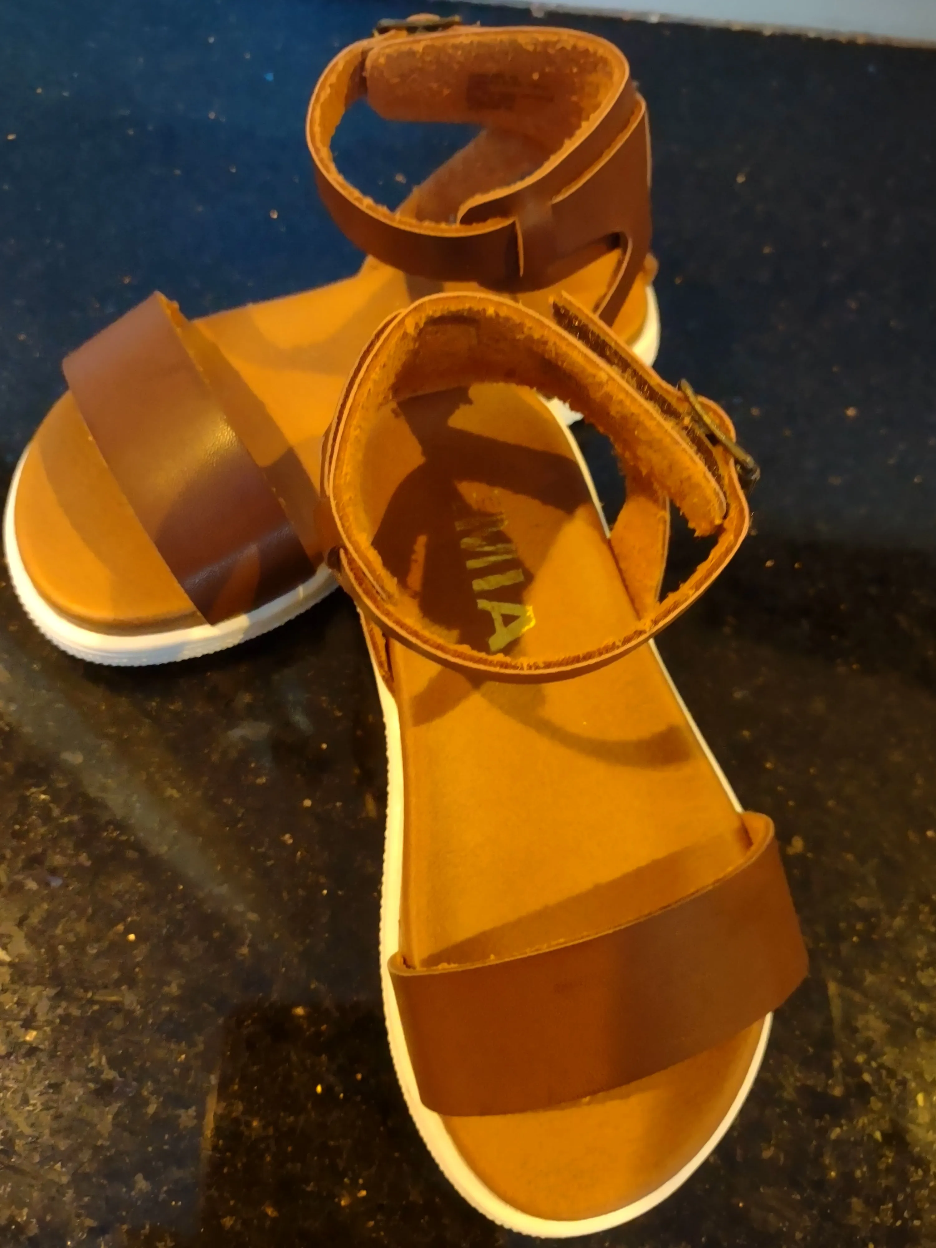 Adjustable Width Side Buckle Sandal | Mini Mia Little Kizzie