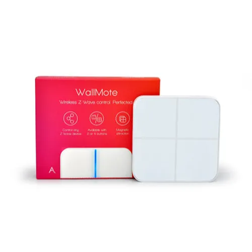 AEOTEC Z-wave Wireless WallMote Double or Quad wall switch for SmartHome hub