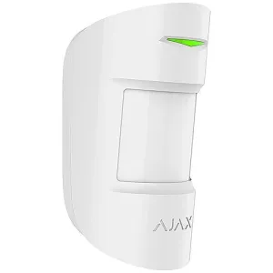 AJAX 42828.02.WH3 Wireless Pet Immune Motion Detector with Additional Microwave Sensor, White