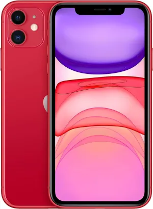Apple iPhone 11 64GB, Red - Unlocked Smartphone