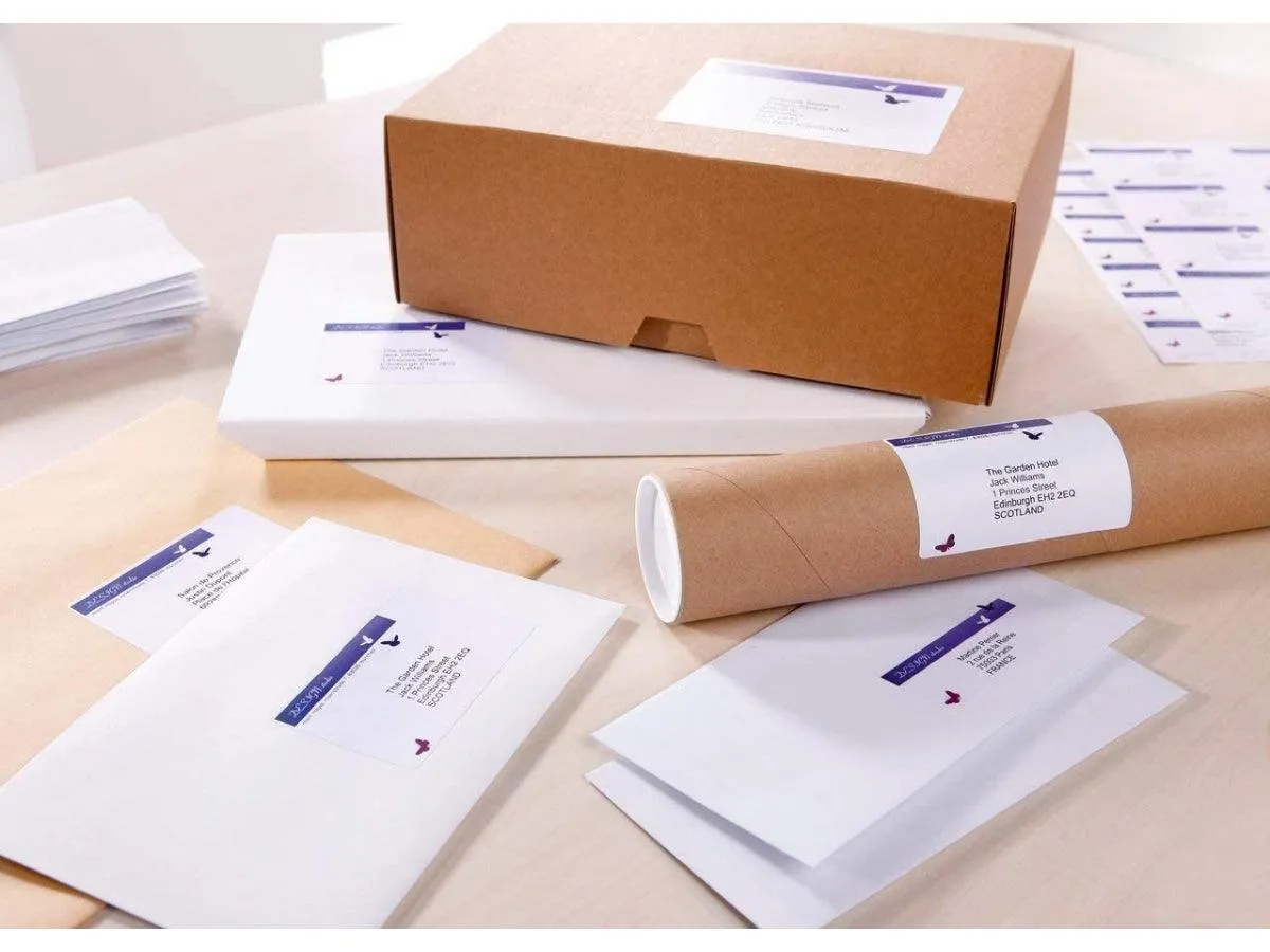 Avery L7173-100 Address Labels for Laser Printers, 99.1 x 57.0 mm, 10 Labels Per A4 Sheet, 100 Sheets