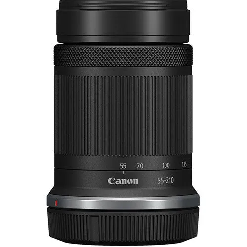 Canon EOS R50 Mirrorless Camera with 18-45mm and 55-210mm Lenses (Black)