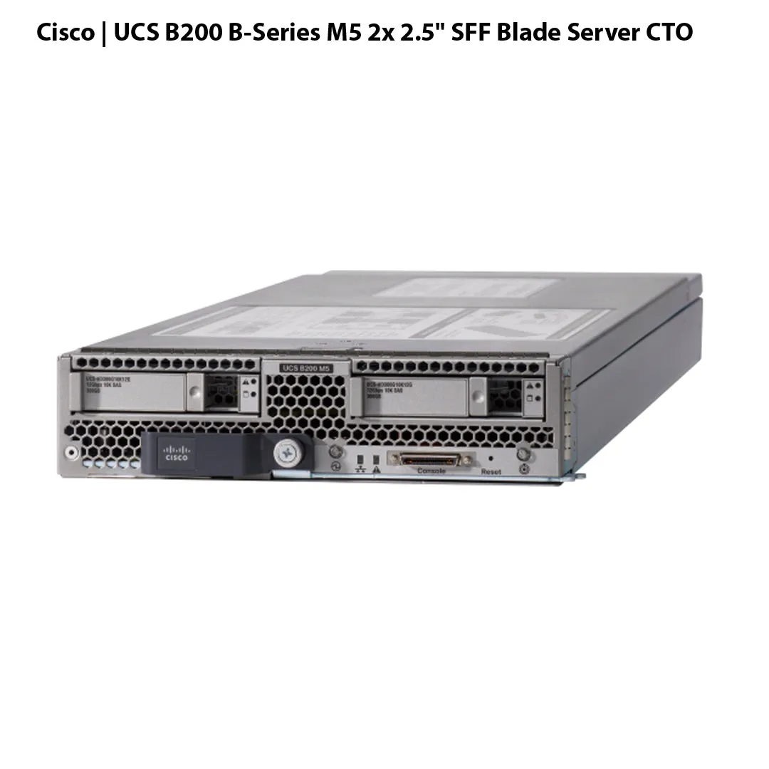 Cisco UCS B200 B-Series M5 2x SFF 2.5" Ready2Ship Blade Configuration (UCSB-B200M5-RSV1A)