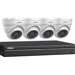 Dahua C544E42 4Ch 8MP HD-CVI DVR w/2TB HDD & 4-5MP Outdoor Night Vision kit