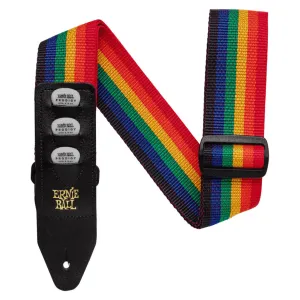 Ernie Ball E4188 Pickholder Strap - Rainbow | Accessories | P04188