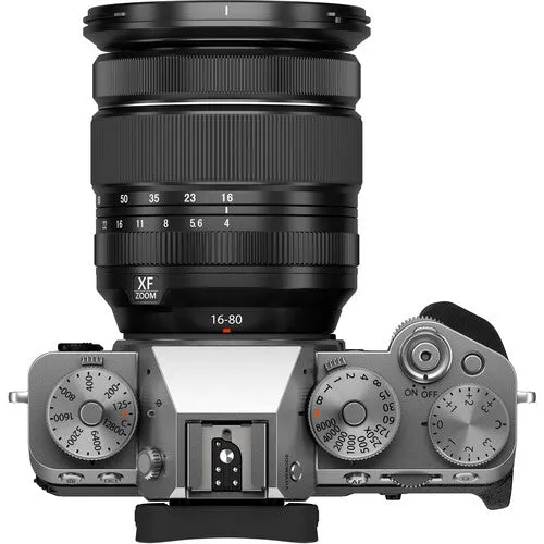 FUJIFILM X-T5 Mirrorless Camera with 16-80mm Lens - Silver