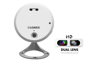 Home WiFi HD camera with remote viewing, audio and night vision