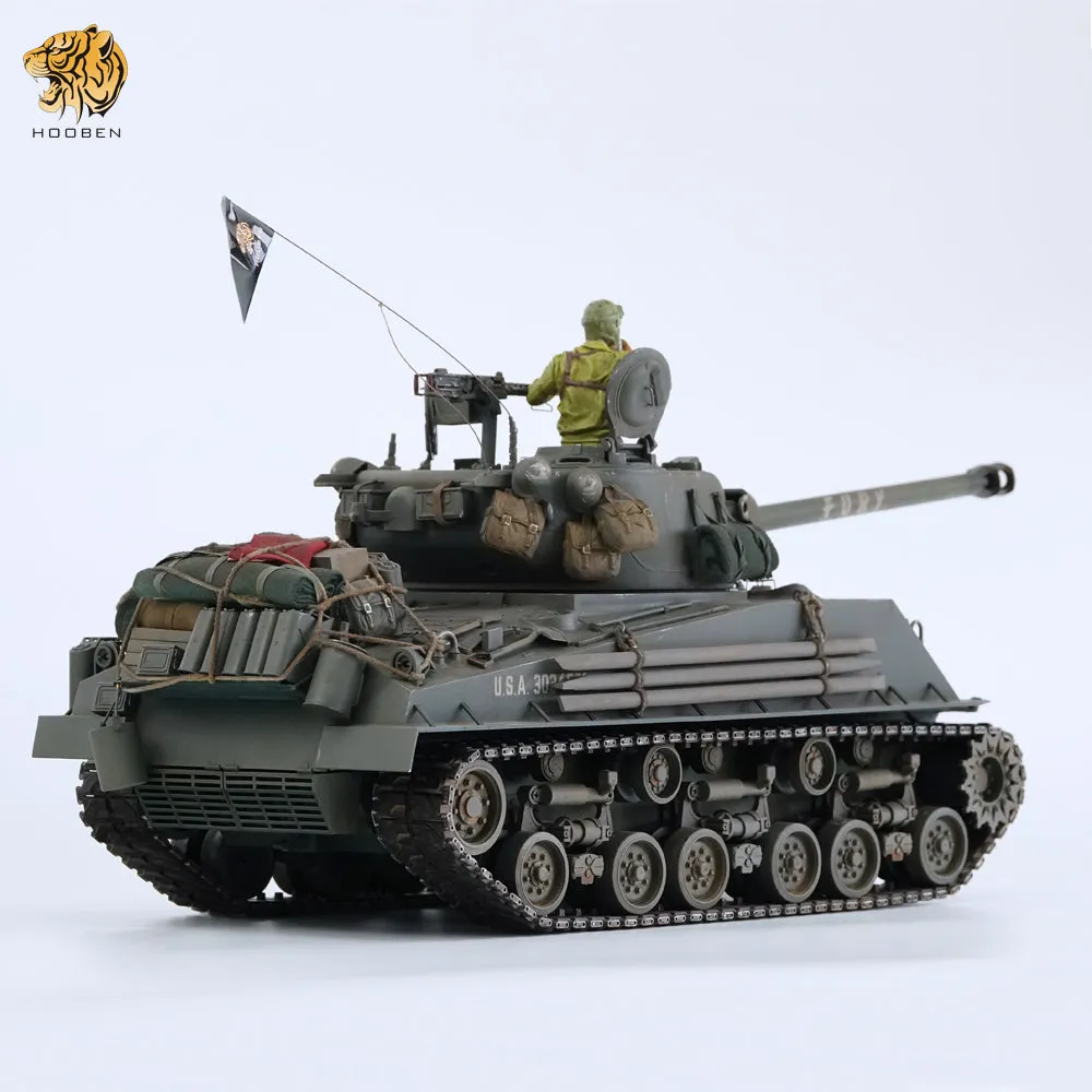 Hooben 1/16 US FURY M4A3E8 Sherman Medium Tank RTR No.6603