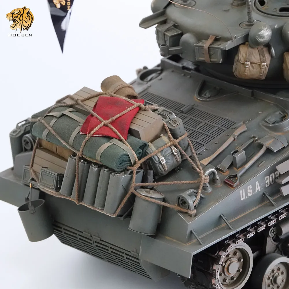 Hooben 1/16 US FURY M4A3E8 Sherman Medium Tank RTR No.6603
