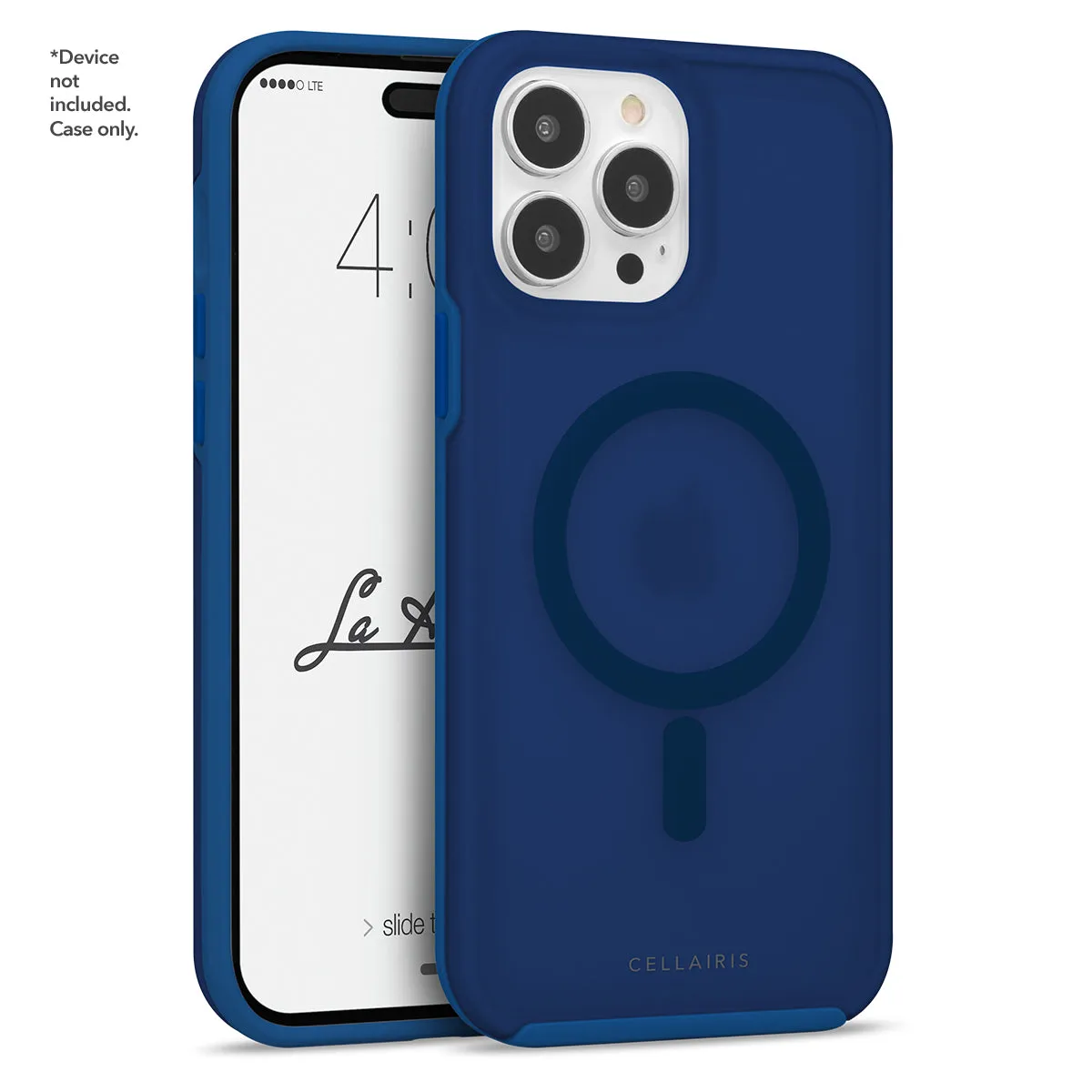 La Hornet - iPhone 15 Pro Max Navy Blue Matte w/ MagSafe Case