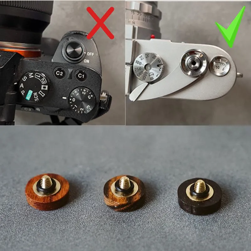 Nikon ZF Hotshoe Cover Shutter Button Set Leica Q3 Fujifilm