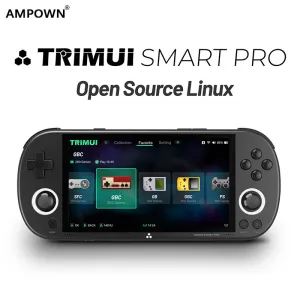 NNEDSZ 128G Black AMPOWN TRIMUI SMART PRO Portable Gaming Console - Retro PS1 & Arcade Handheld PSP Gaming Device