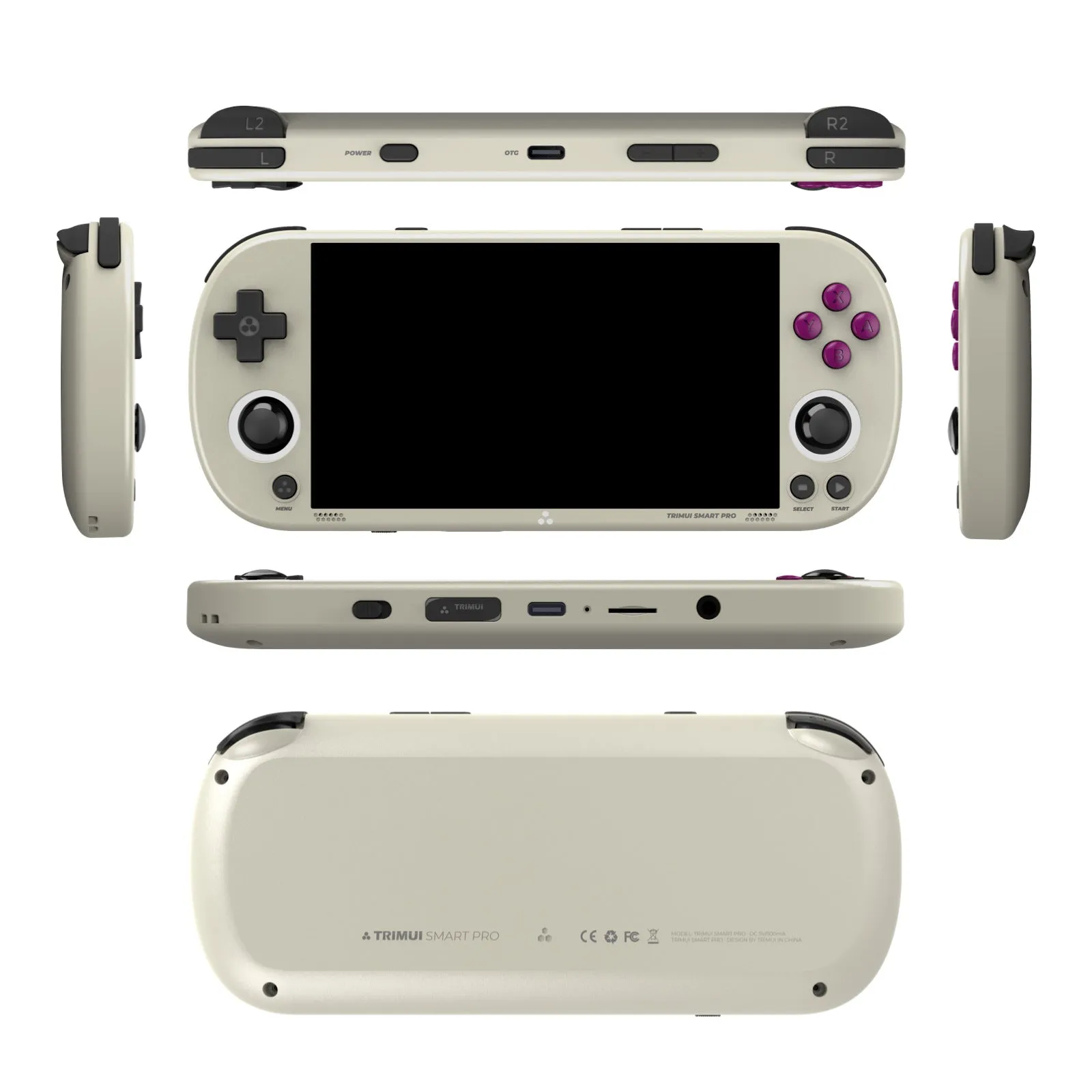 NNEDSZ 128G Grey AMPOWN TRIMUI SMART PRO Portable Gaming Console - Retro PS1 & Arcade Handheld PSP Gaming Device