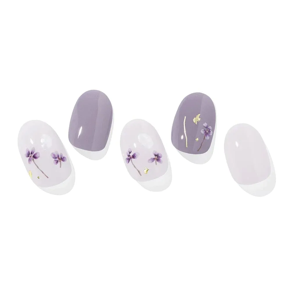 ohora Semi Cured Gel Nail Strips N Dancing Flower