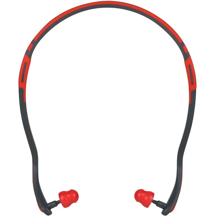 PIP 267-HPB410 NRR 24 Banded Ear Plugs, Red, One Size, 1 Pair
