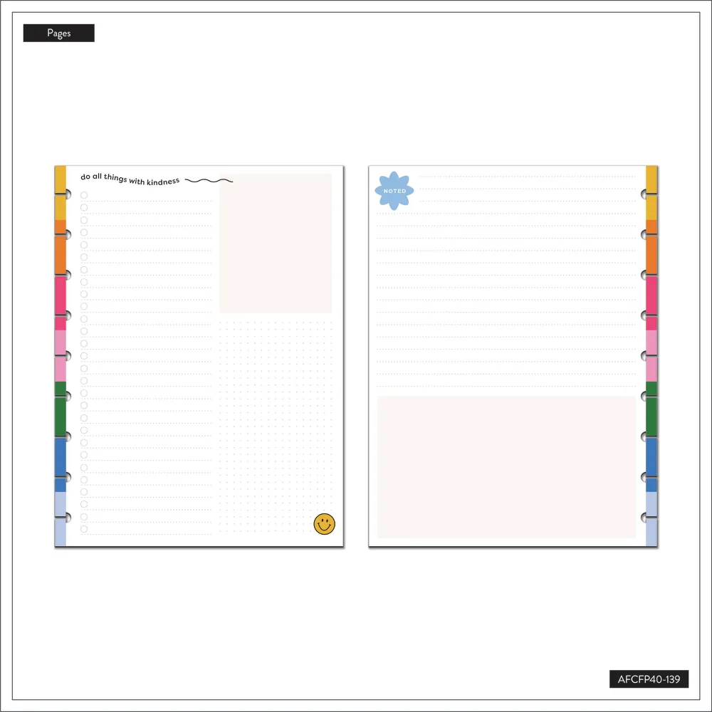 Playful Brights Student - Dashboard Classic Filler Paper - 40 Sheets