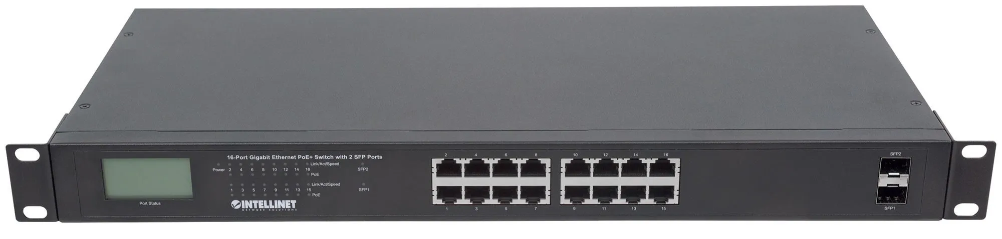Poe Plus Gigabit Switch 16-Port