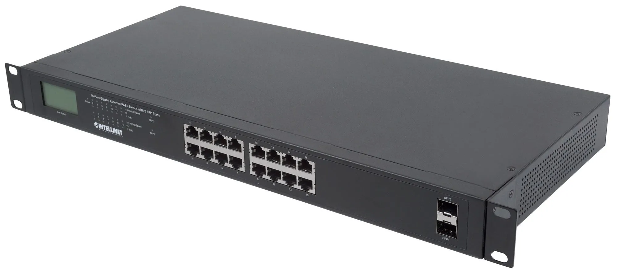 Poe Plus Gigabit Switch 16-Port