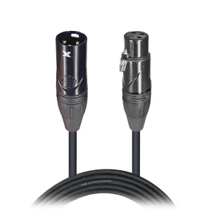 ProX XC-DMX10 10 Ft. High Performance DMX Male 3-Pin to DMX Female 3-Pin Cable