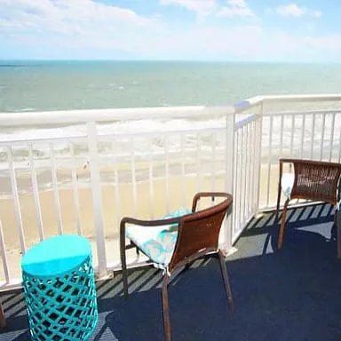 Sea Shore Starfish Aqua Indoor / Outdoor Dining Chair Pads & Patio Cushions