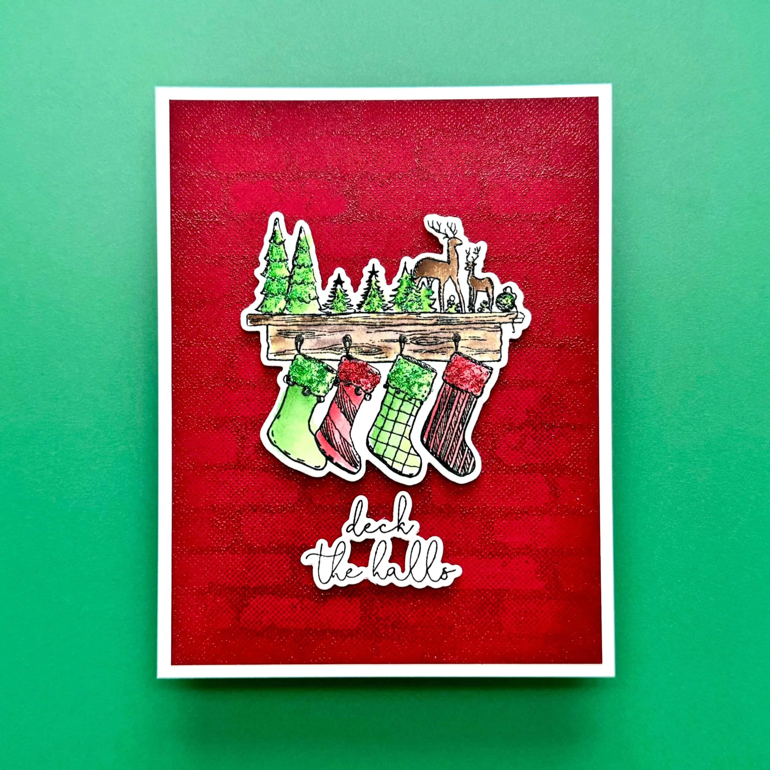 Simon Hurley create. Background Stamp 6"X6" Brick