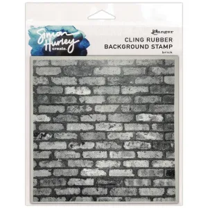 Simon Hurley create. Background Stamp 6"X6" Brick