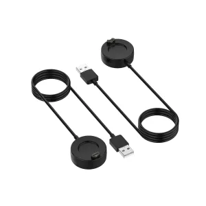 THRE【2 Pack 】USB CABLE Charger Cord For Garmin Forerunner 965 955 265 255 Vivoactive 5 Venu 3 2 Plus Instinct Tactical Fenix 5 X plus 6 7 X pro Charging Dock