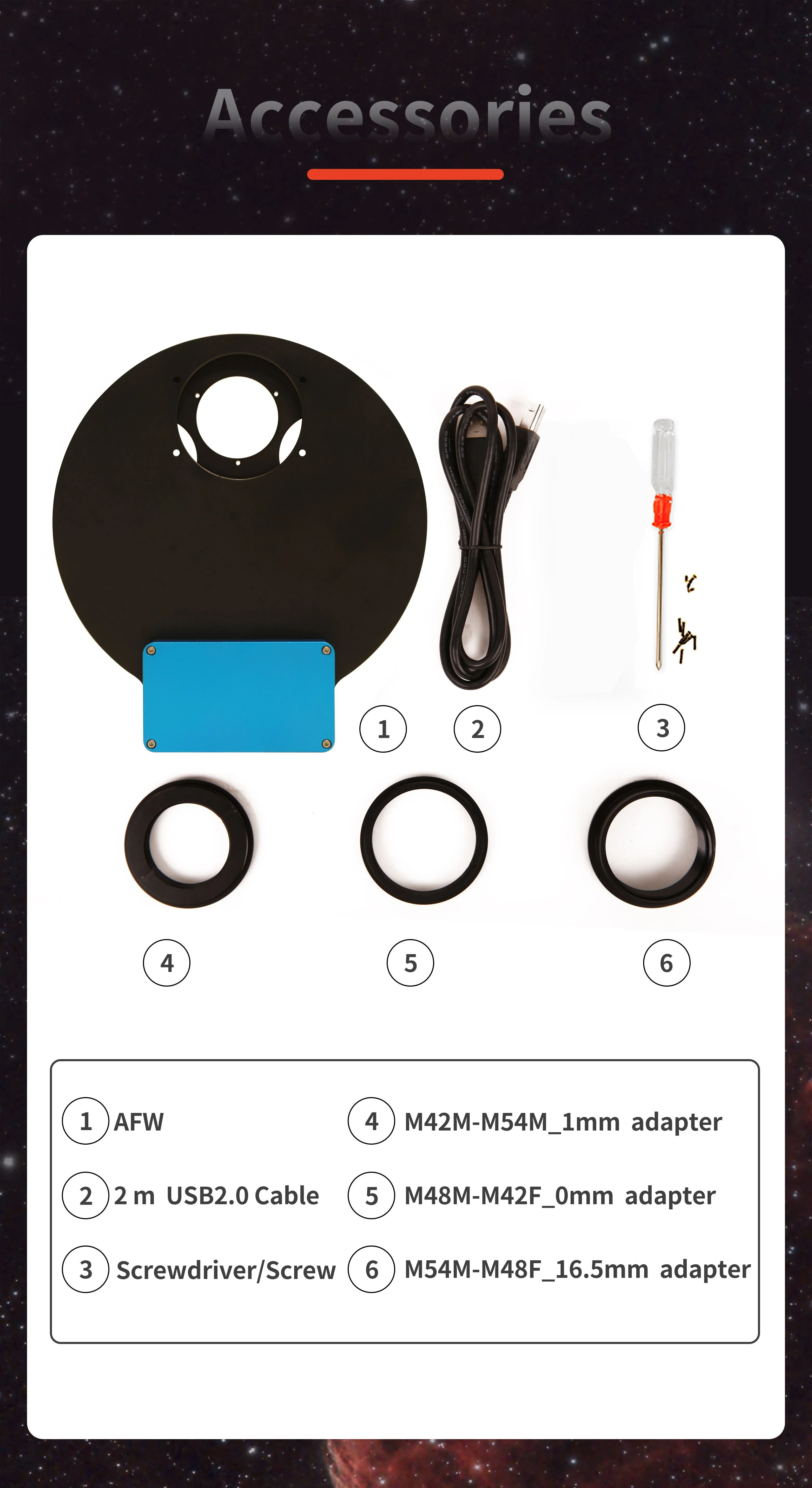 ToupTek FilterWheel (Choose Model)