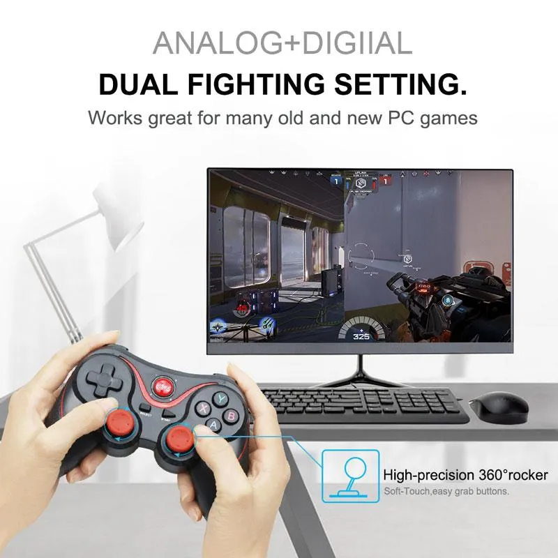 TX3 Wireless Bluetooth Mobile Gaming Controller for Android | TechTonic®