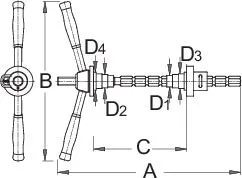 Unior Headset Press 1"X1.1/8"X1.1/4"X1.1/2"